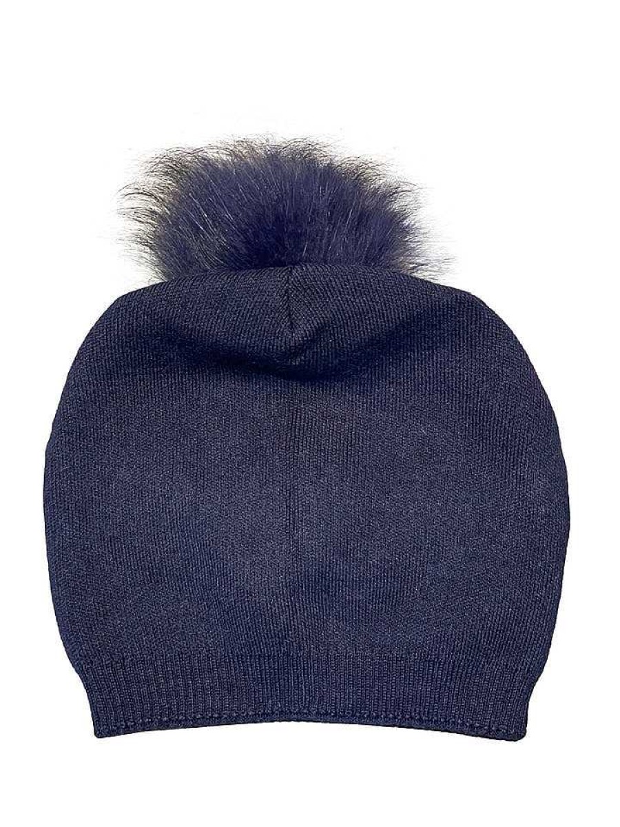 Accessories PNYC | Pnyc Evelyn Beanie Navy