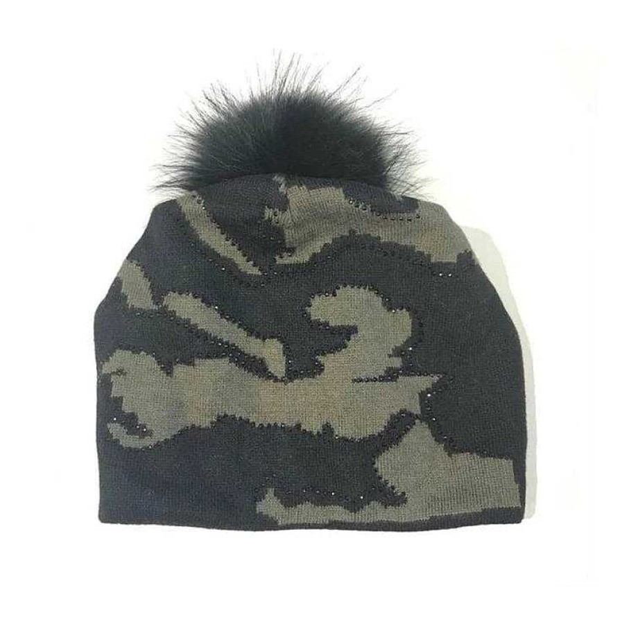 Accessories PNYC | Camo Beanie Olive/Black