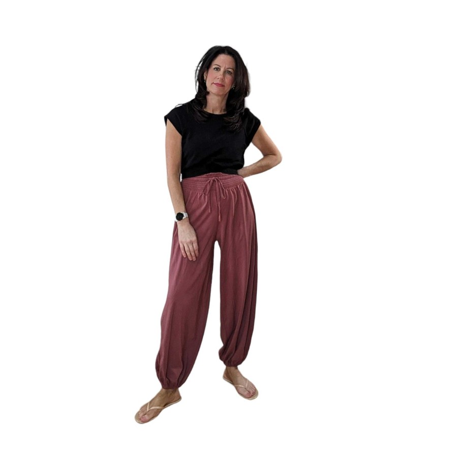 Clothing Bobi | Balloon Leg Pant Rust