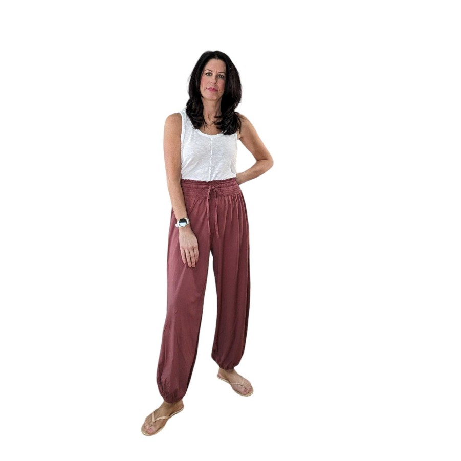 Clothing Bobi | Balloon Leg Pant Rust