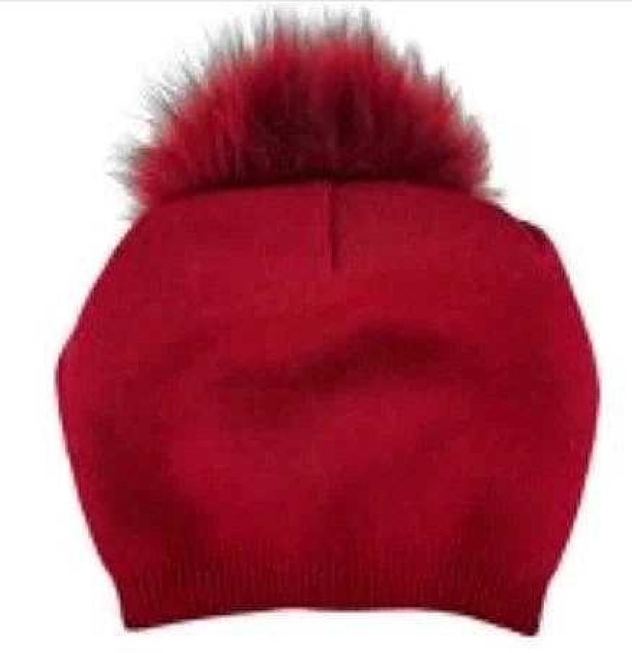 Accessories PNYC | Pnyc Evelyn Beanie Red