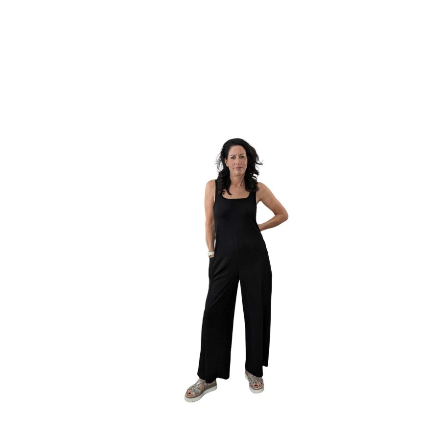 Clothing Paper Label | Chloe Jumpsuit Black