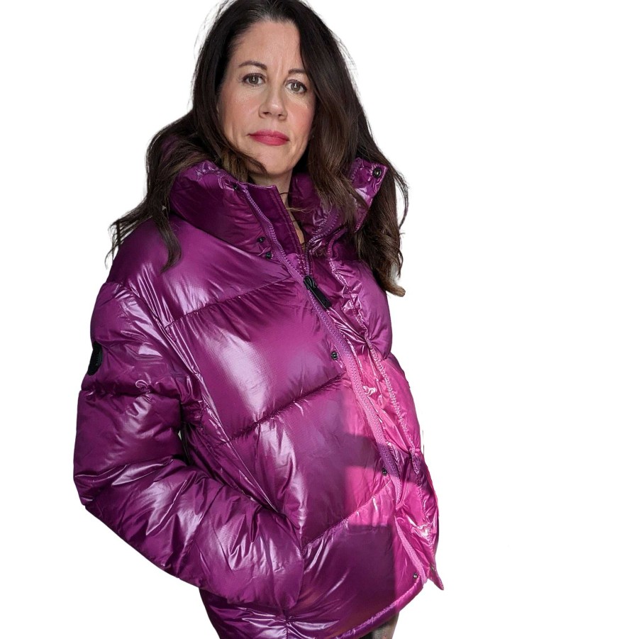 Clothing Noize | Meadow Puffer Coat Grape