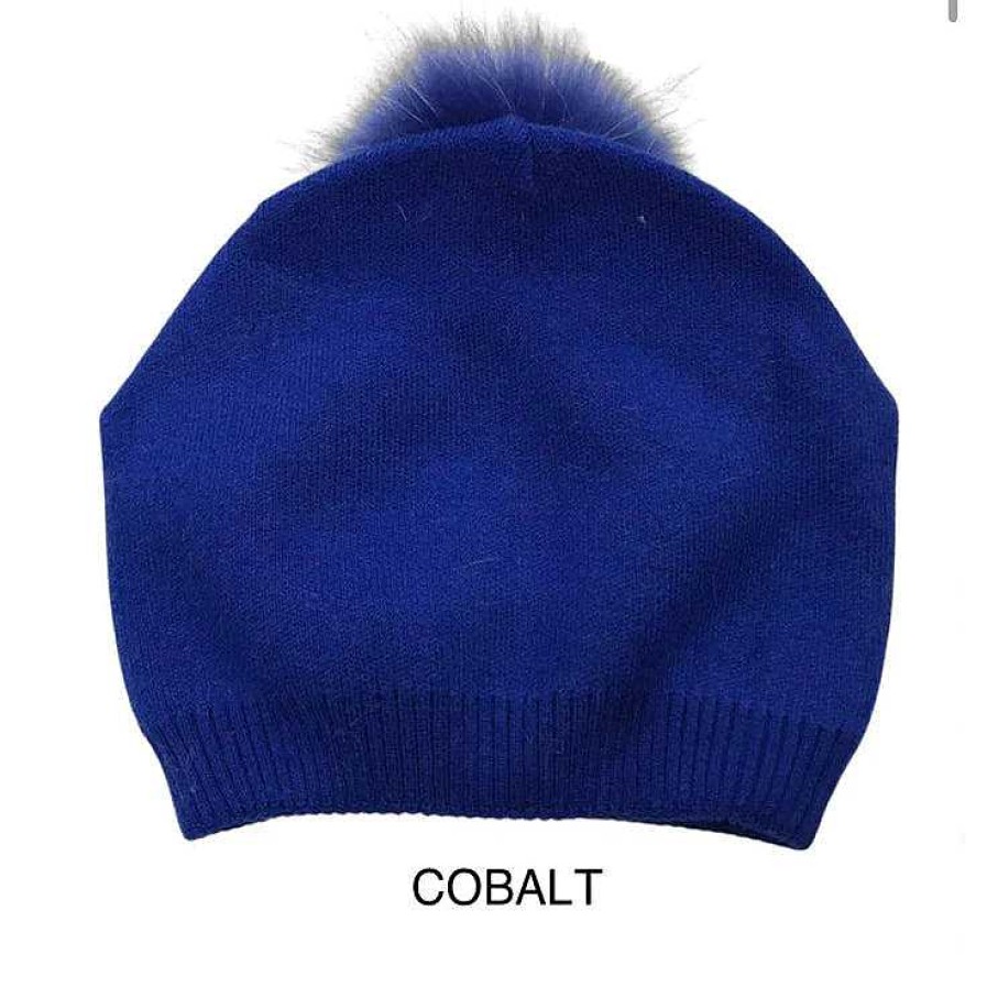 Accessories PNYC | Pnyc Evelyn Beanie Cobalt