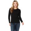 Clothing Bobi | Crewneck Long Sleeve Tee Black