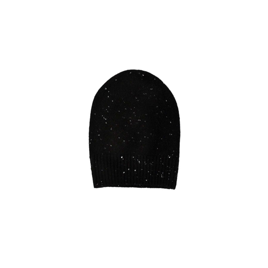 Accessories Lyla u0026 Luxe | Beanie In Black Fleck