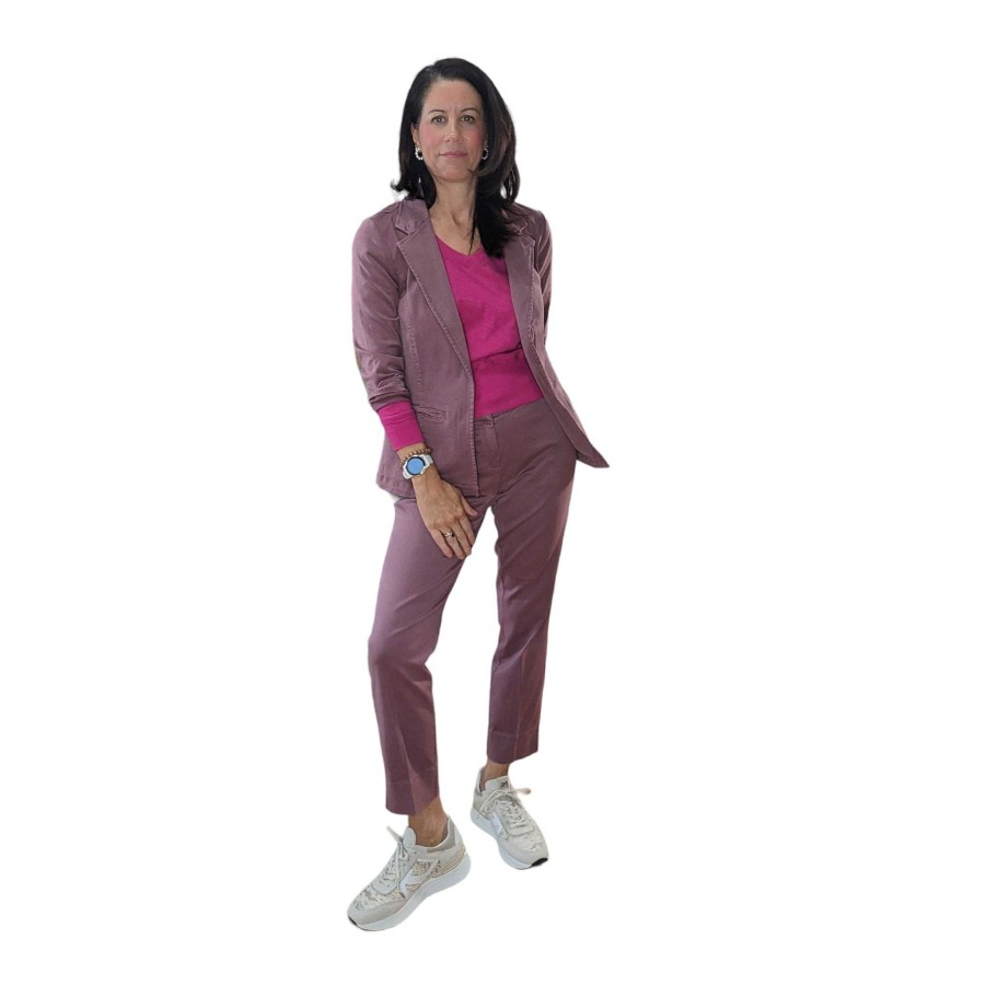 Clothing Liverpool | Fitted Blazer Victorian Mauve