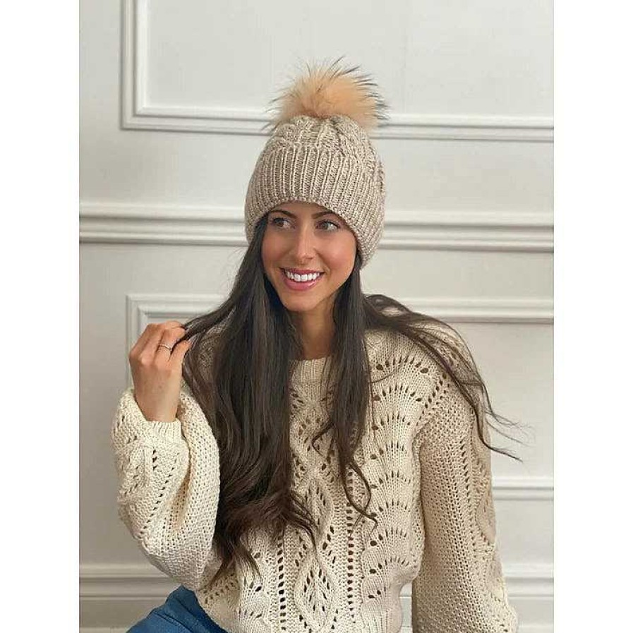 Accessories PNYC | Pnyc Gabby Toque Oat