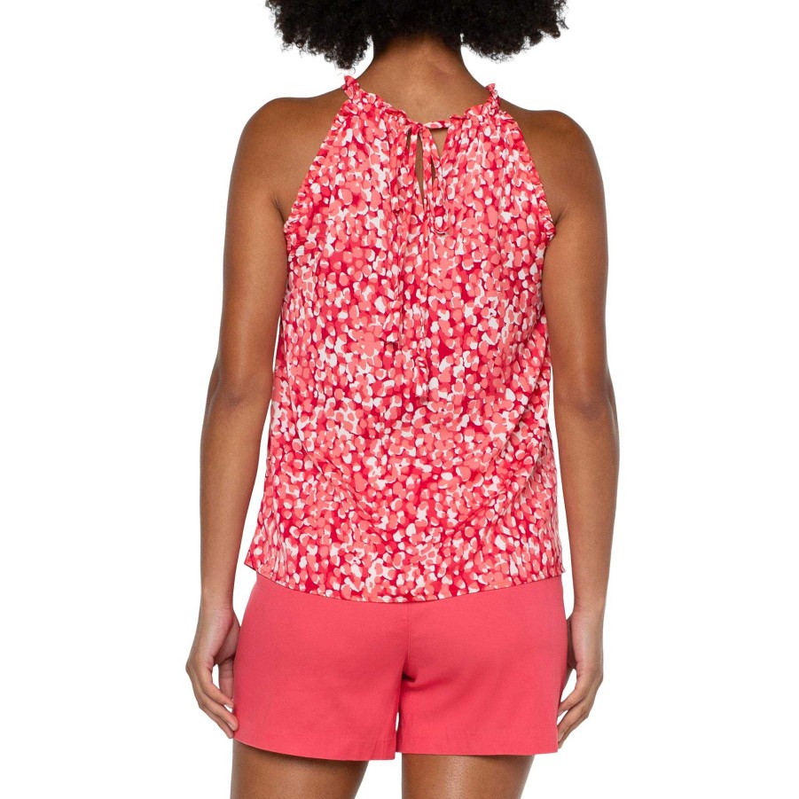 Clothing Liverpool | Sleeveless Halter Top Watermelon Sugar